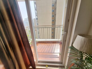 Staircase in 3 BHK Apartment at Rishita Manhattan, Gomti Nagar – for Sale