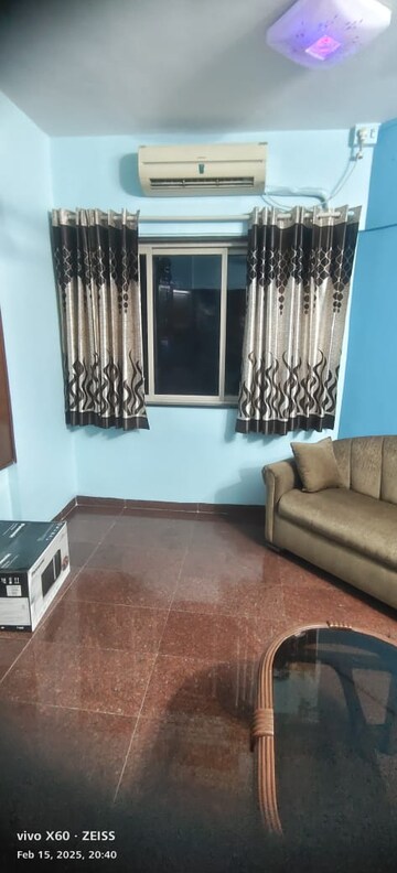 Living Room in 1 BHK Apartment at Greenfield Rocks CHS, Jogeshwari East – for Rent