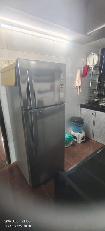 Bathroom in 1 BHK Apartment at Greenfield Rocks CHS, Jogeshwari East – for Rent