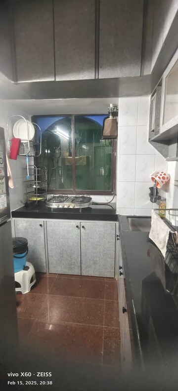 Kitchen in 1 BHK Apartment at Greenfield Rocks CHS, Jogeshwari East – for Rent