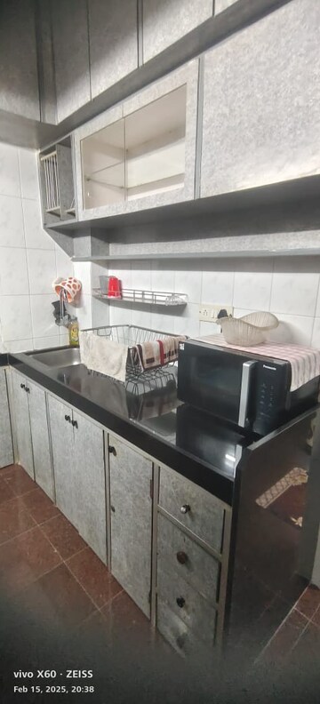 Kitchen in 1 BHK Apartment at Greenfield Rocks CHS, Jogeshwari East – for Rent