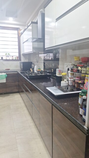 Kitchen in 3 BHK Builder Floor at Ansal Plaza Sector-23, Sector 23 – for Rent