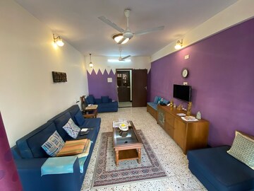 Living Room in 3 BHK Apartment at Louisiana Apartment, Santacruz West – for Rent