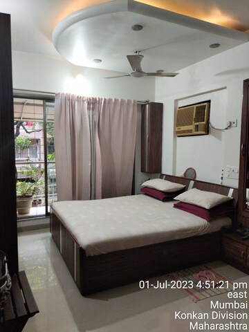Bedroom in 3 BHK Apartment at Raj Galaxy II, Santacruz East – for Rent