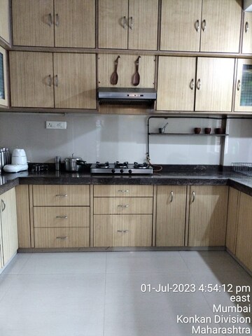 Kitchen in 3 BHK Apartment at Raj Galaxy II, Santacruz East – for Rent