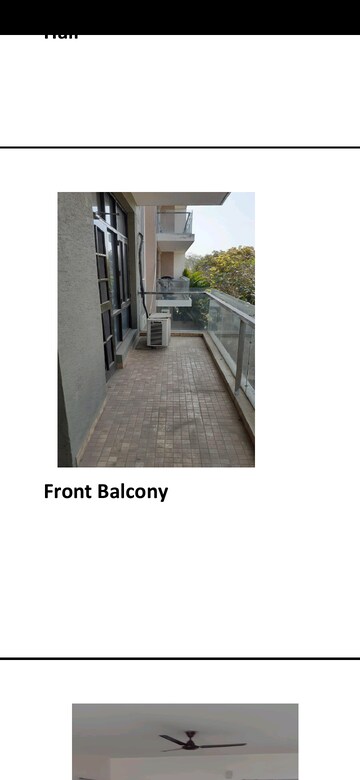 Gym in 3 BHK Builder Floor at Omaxe Silver Birch, North Mullanpur – for Rent