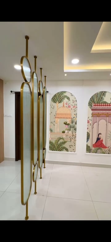 Building Lobby in 3 BHK Apartment at My Home Tarkshya, Kokapet – for Rent