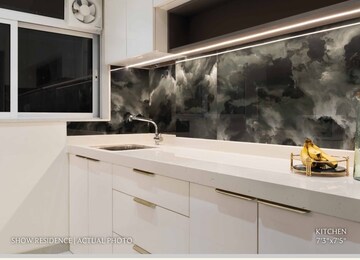 Kitchen in 2 BHK Apartment at Orient Regency, Chembur – for Sale