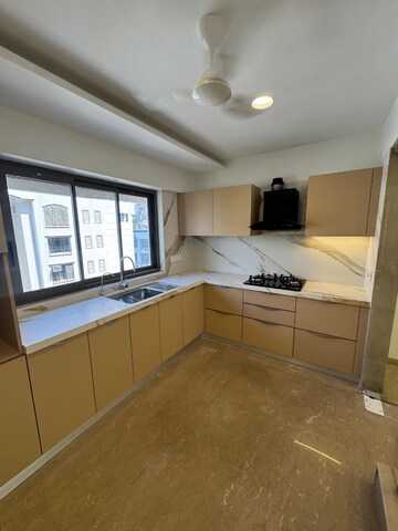 Kitchen in 3 BHK Apartment at Rustomjee Le Reve, Khar West – for Rent