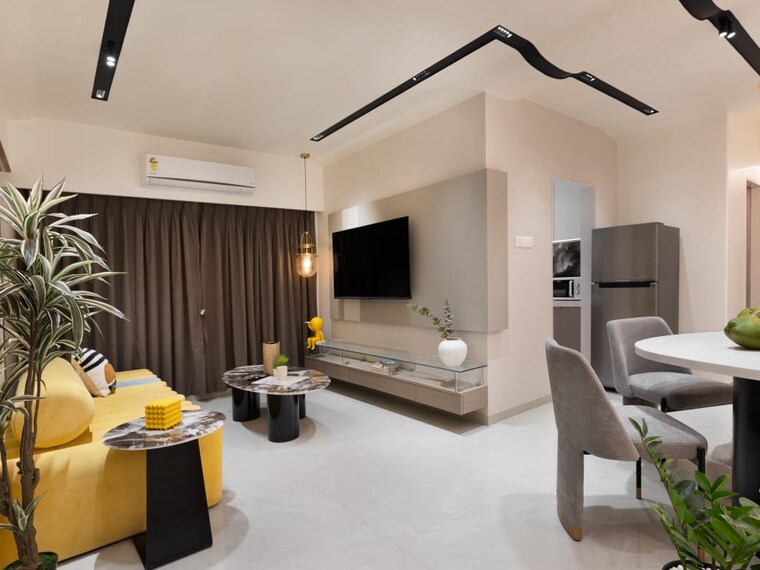 Living Room, orient-regency 2 Bedroom 653 Sq.Ft. Apartment In Chembur Mumbai 8279504
