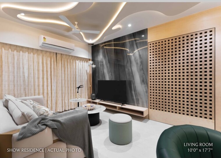 Master Bedroom, orient-regency 2 Bedroom 653 Sq.Ft. Apartment In Chembur Mumbai 8279504