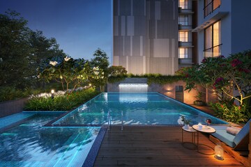 Swimming Pool in 2 BHK Apartment at Samyakth Bliss, Khar West – for Sale