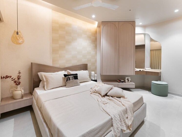 Master Bedroom, orient-regency 3 Bedroom 833 Sq.Ft. Apartment In Chembur Mumbai 8279587