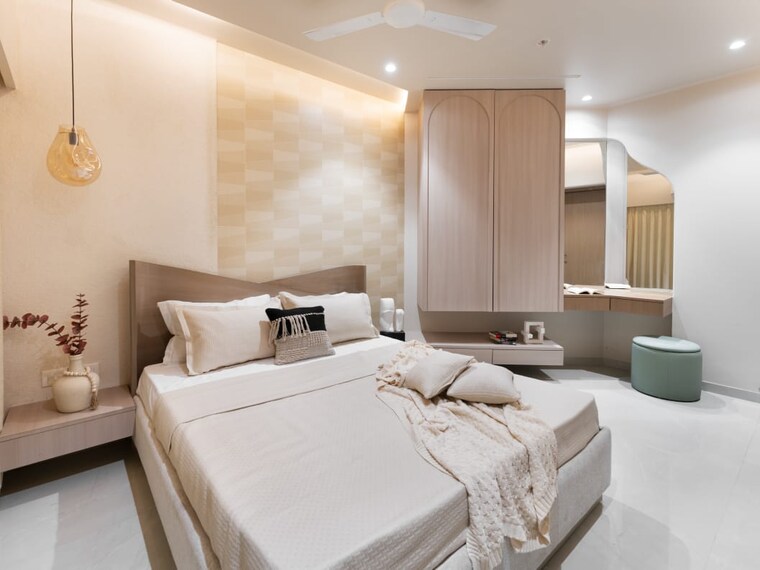 Master Bedroom, orient-regency 3 Bedroom 833 Sq.Ft. Apartment In Chembur Mumbai 8279587