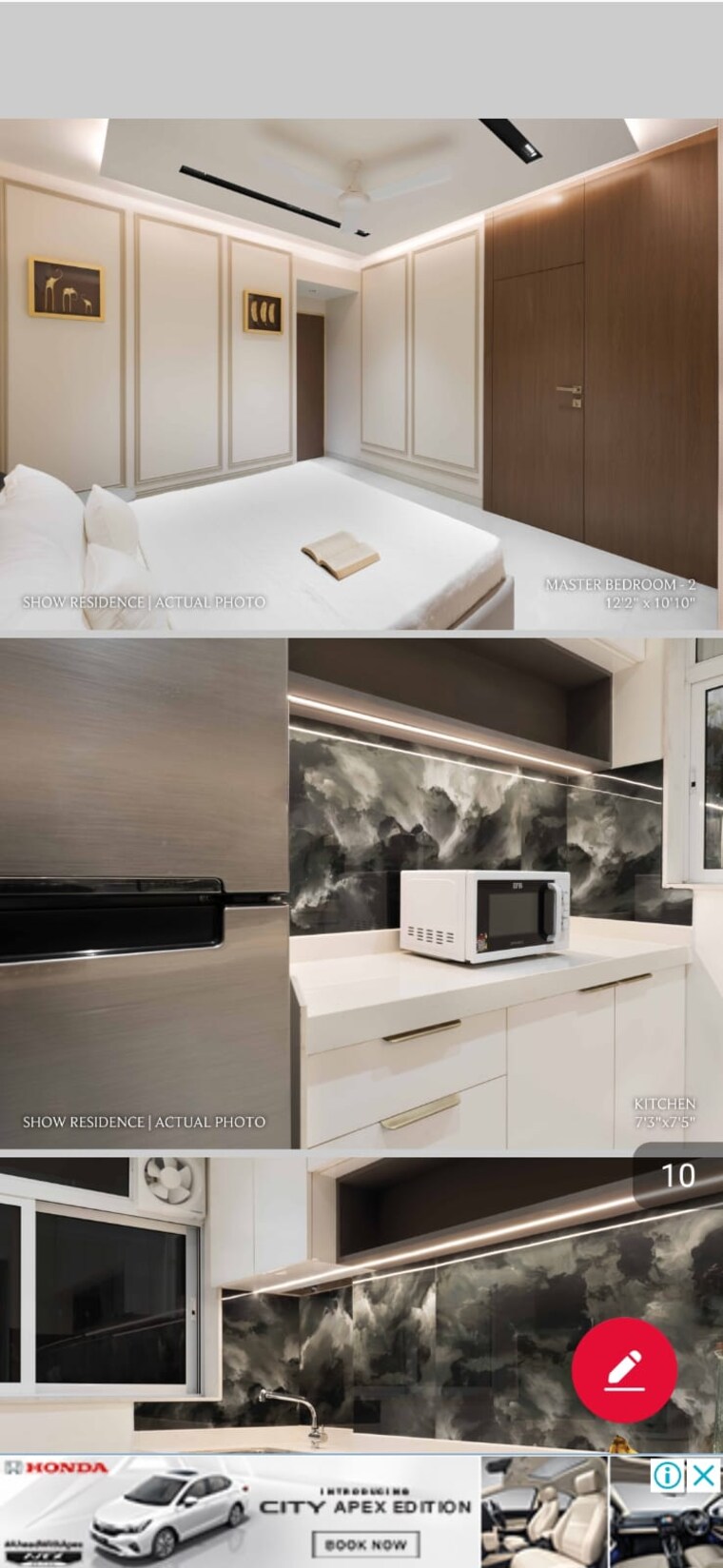 Kitchen, orient-regency 3 Bedroom 833 Sq.Ft. Apartment In Chembur Mumbai 8279587