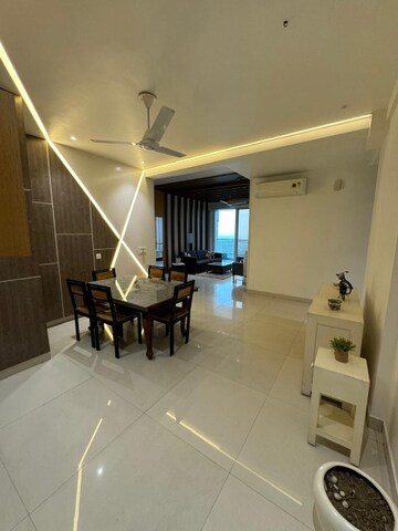 Living Room in 4 BHK Penthouse at Rani Aakriti Shantiniketan, Sector 143 – for Rent