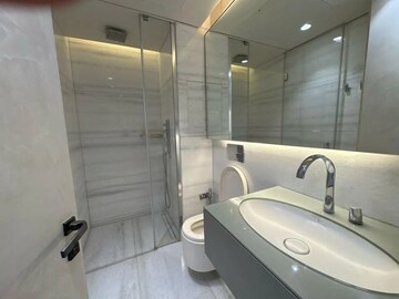 Bathroom in 5 BHK Apartment at Lodha The World Towers World One Tier 3 Trinity, Worli – for Rent