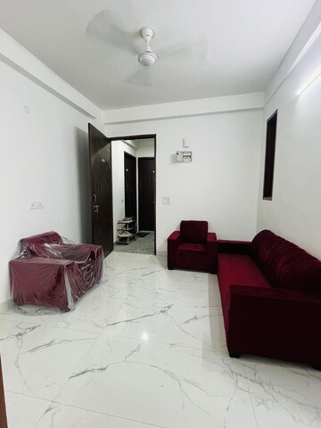 Living Room in 1 BHK Builder Floor at Freedom Fighters Enclave – for Rent