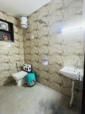 Attached Bathroom in 1 BHK Builder Floor at Freedom Fighters Enclave – for Rent