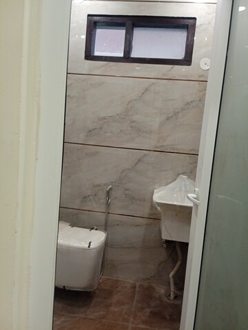 Bathroom in 3 BHK Builder Floor at Mahavir Enclave 1 – for Rent