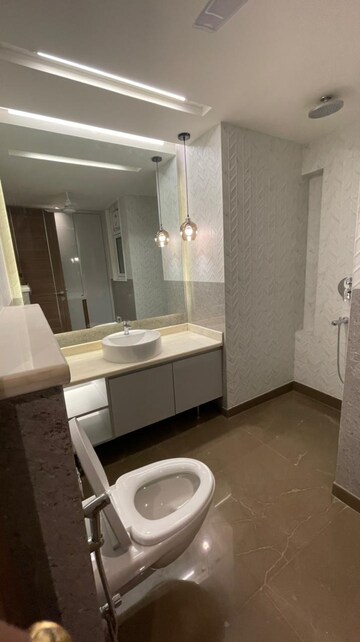 Bathroom in 3 BHK Builder Floor at Greater Kailash ii – for Rent