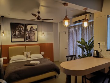 Master Bedroom in Studio Apartment at Saarrthi Skybizz, Mahalunge – for Sale