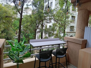 Balcony in Studio Apartment at Saarrthi Skybizz, Mahalunge – for Sale