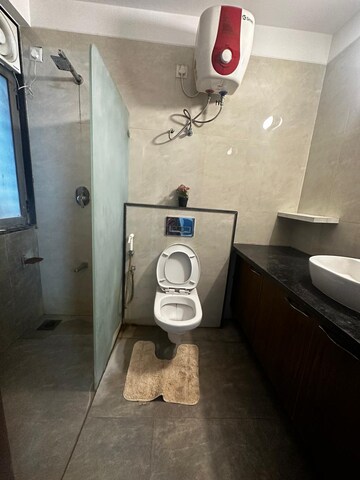 Bathroom in 4 BHK Apartment at JP Iscon Platinum, Bopal – for Rent