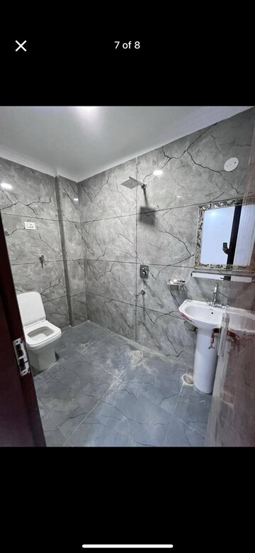 Bathroom in 2 BHK Builder Floor at Paschim Vihar – for Rent