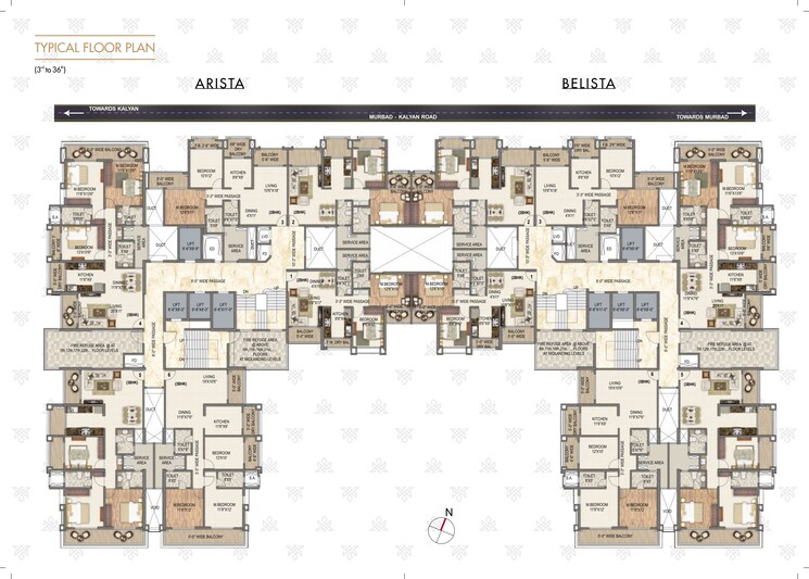 Master Plan, murbad road 2 Bedroom 771 Sq.Ft. Apartment In Murbad Road Thane 8281223