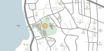 4 BHK Apartment – Map Location View at Wadhwa Samarpan, Pali Hill - for Sale