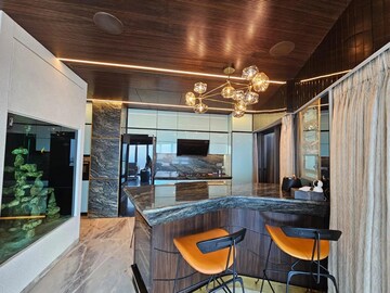 Kitchen in 3 BHK Apartment at Lodha World View, Worli – for Rent