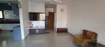 Living Room in 3 BHK Apartment at Nila Atuulyam, Makarba – for Rent