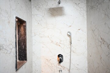 Bathroom in 3 BHK Builder Floor at Emaar Marbella, Sector 66 – for Rent