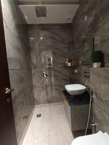 Bathroom in 3 BHK Builder Floor at Paschim Vihar – for Rent