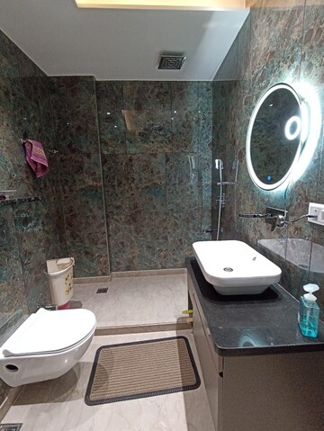 Bathroom in 3 BHK Builder Floor at Paschim Vihar – for Rent