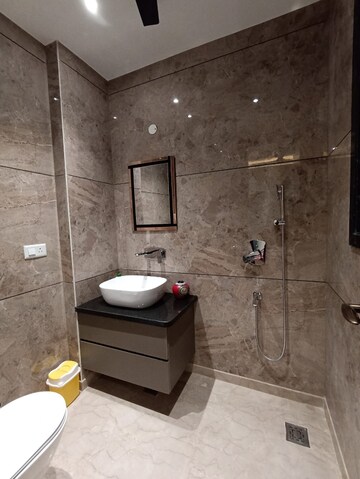 Bathroom in 3 BHK Builder Floor at Paschim Vihar – for Rent