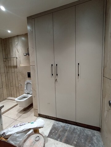 Bathroom in 3 BHK Builder Floor at Paschim Vihar – for Rent