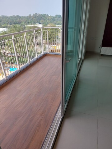 Balcony in 3.5 BHK Apartment at L&T Raintree Boulevard, Hebbal – for Rent