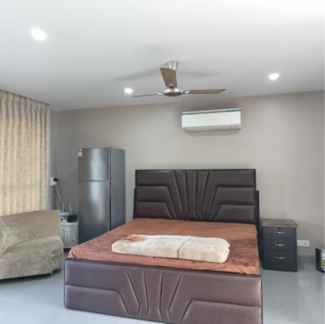 Bedroom in 1.5 BHK Builder Floor at Greater Kailash I – for Rent