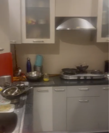 Kitchen in 3 BHK Builder Floor at Greater Kailash I – for Sale