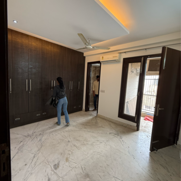 Bedroom in 2 BHK Builder Floor at Kalkaji – for Rent
