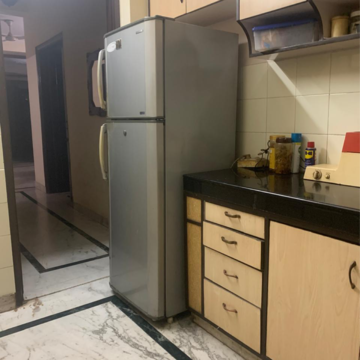 Kitchen in 1.5 BHK Builder Floor at Kalkaji – for Rent
