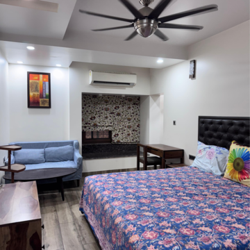 Bedroom in 2.5 BHK Builder Floor at East Of Kailash – for Rent