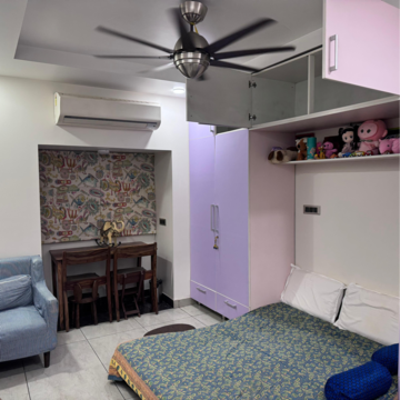 Bedroom in 2.5 BHK Builder Floor at East Of Kailash – for Rent
