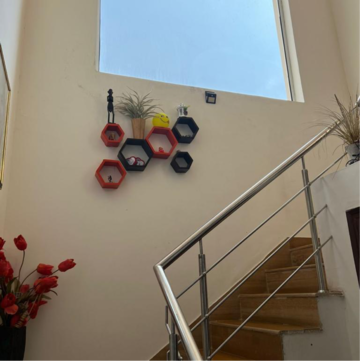 Furnished Amenities in 3 BHK Penthouse at Sushma Crescent, Dhakoli Village – for Rent