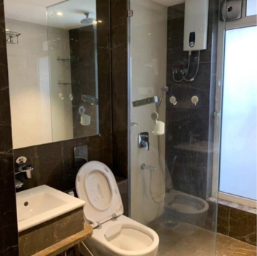 Bathroom in 2 BHK Apartment at Malad West – for Rent
