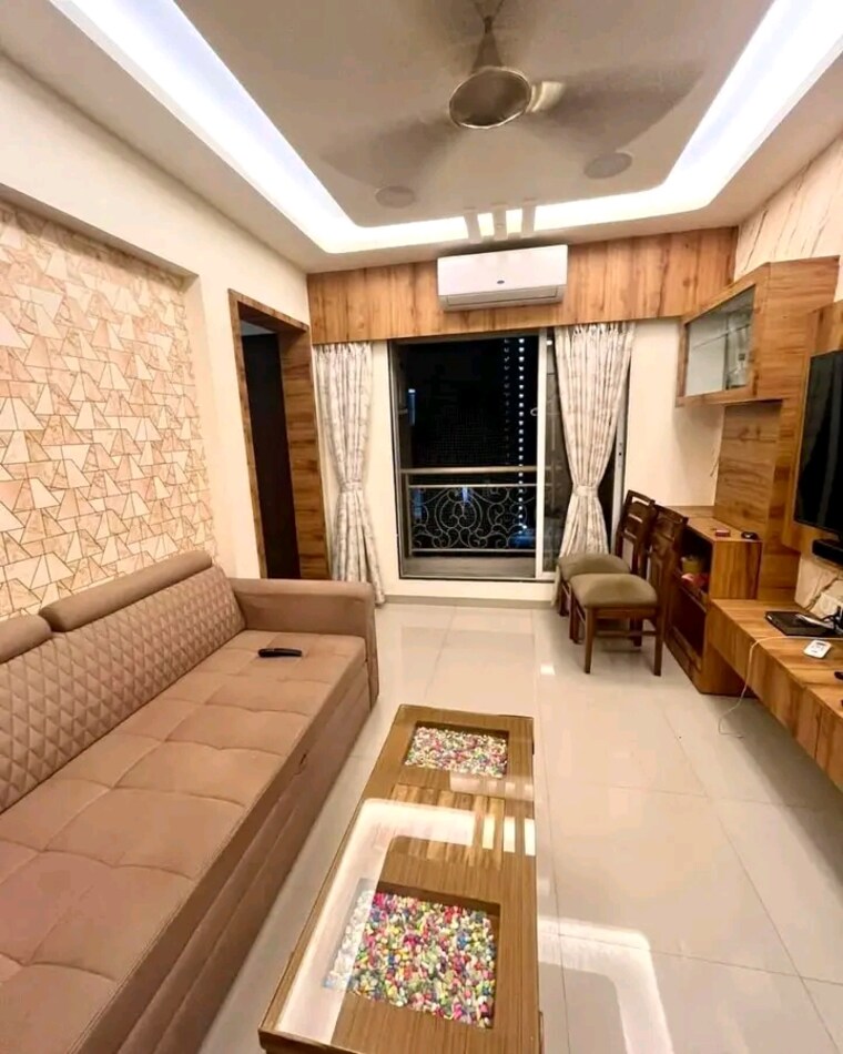 Living Room, rustomjee-la-vie 2 Bedroom 620 Sq.Ft. Builder Floor In Majiwada Thane 8281645