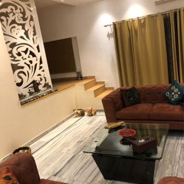 Living Room in 3 BHK Builder Floor at Greater Kailash I – for Rent