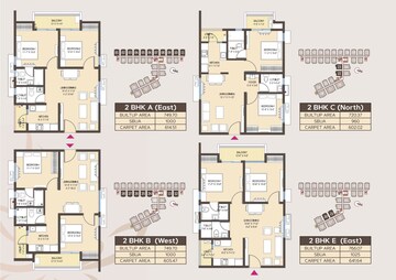 Floor Plan in 2 BHK Apartment at Unnati Shreerath, Nizampet – for Sale
